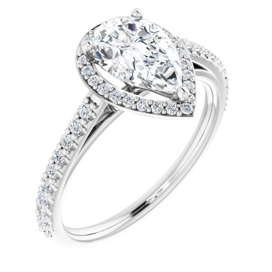 Halo-Style Engagement Ring