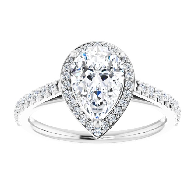 Halo-Style Engagement Ring