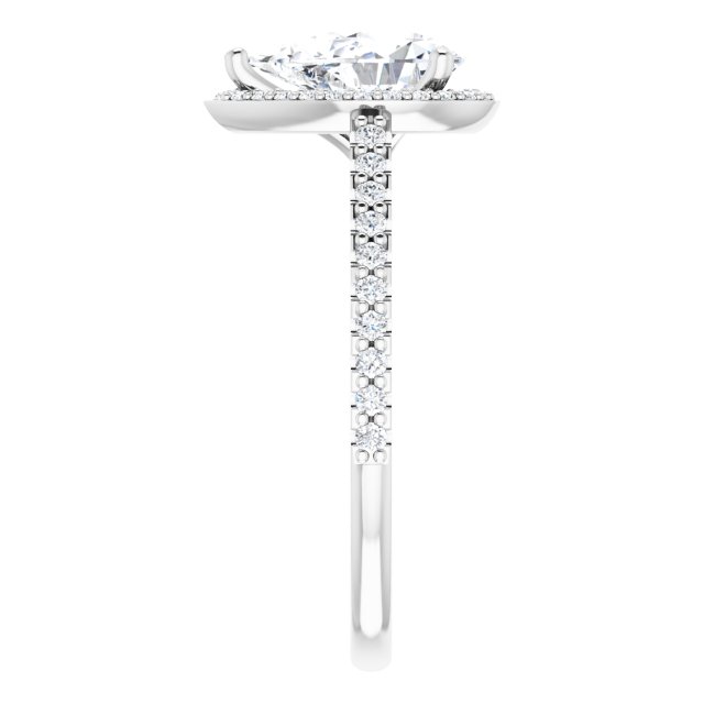 Halo-Style Engagement Ring