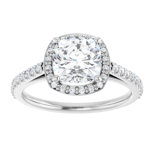Halo-Style Engagement Ring