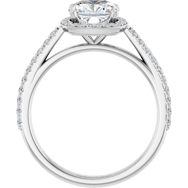 Halo-Style Engagement Ring