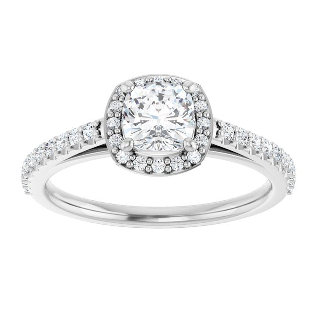 Halo-Style Engagement Ring