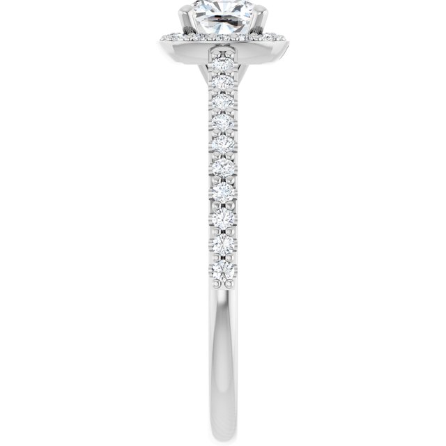 Halo-Style Engagement Ring