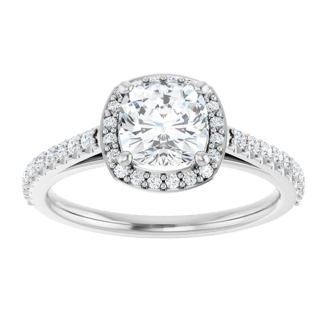 Halo-Style Engagement Ring