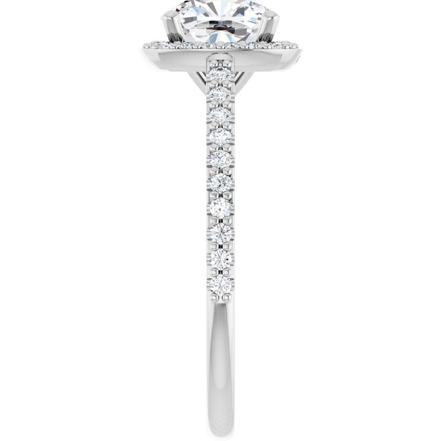 Halo-Style Engagement Ring
