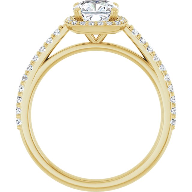 Halo-Style Engagement Ring
