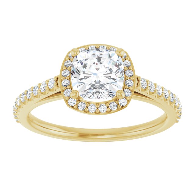 Halo-Style Engagement Ring
