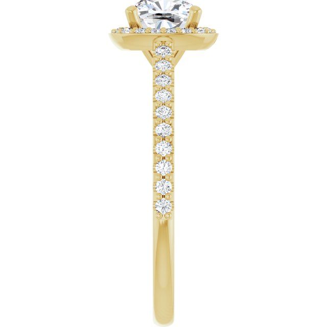 Halo-Style Engagement Ring
