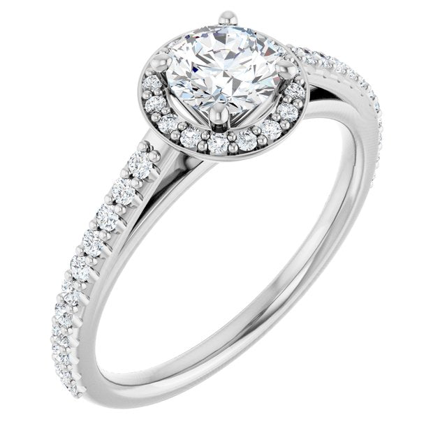 Halo-Style Engagement Ring