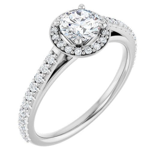 Halo-Style Engagement Ring