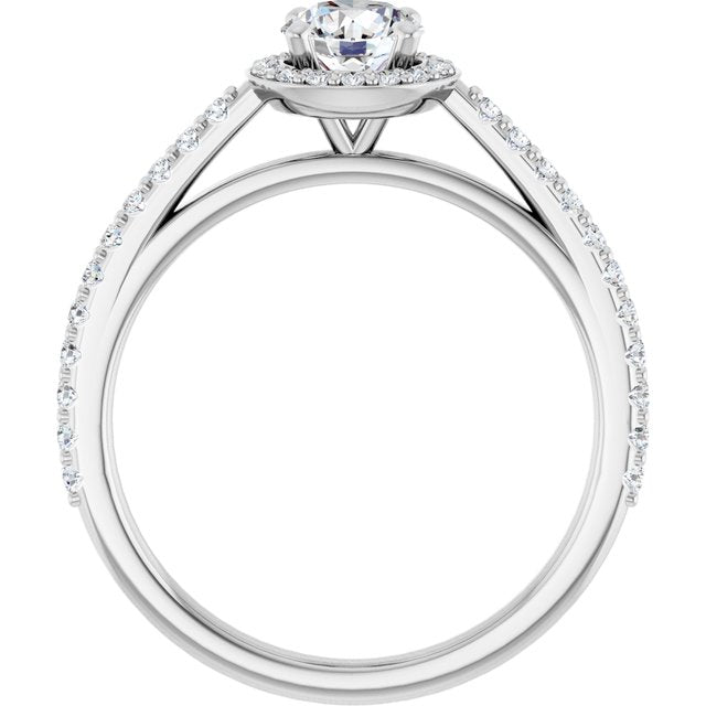 Halo-Style Engagement Ring