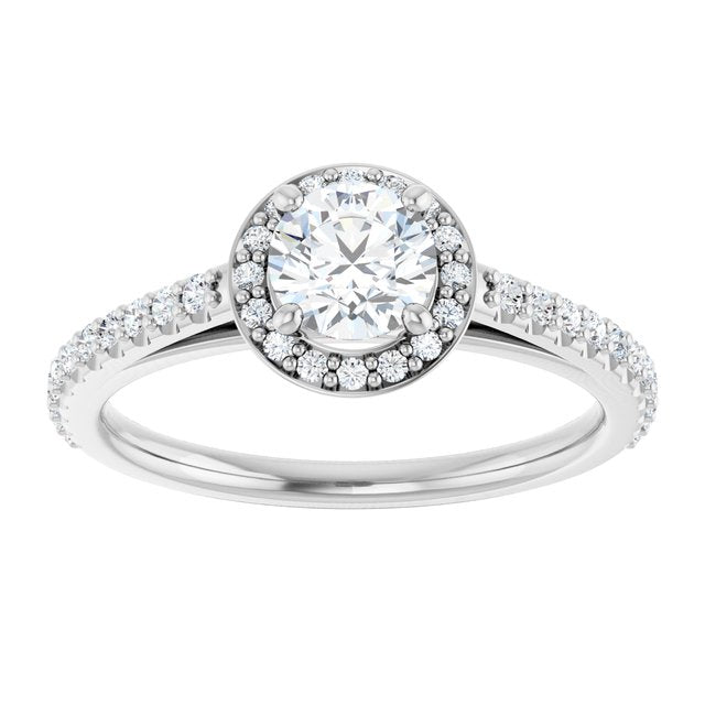 Halo-Style Engagement Ring