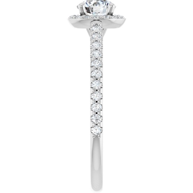 Halo-Style Engagement Ring