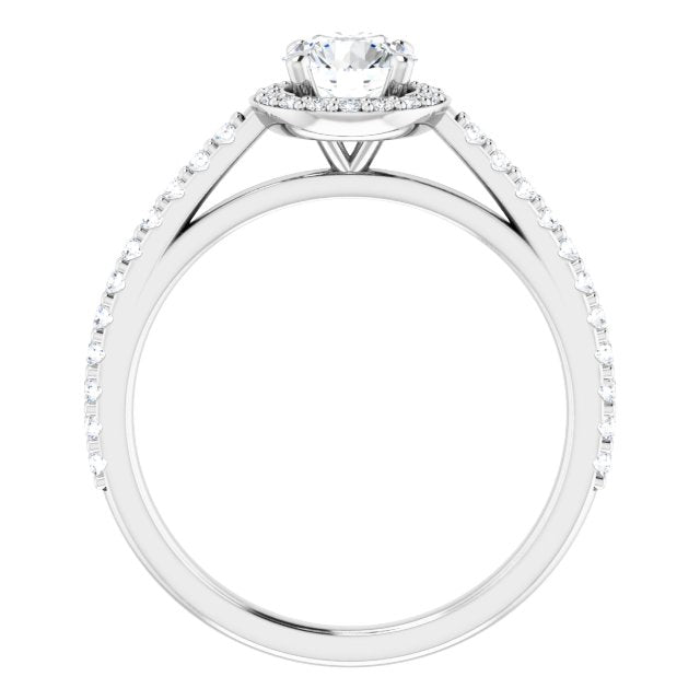 Halo-Style Engagement Ring