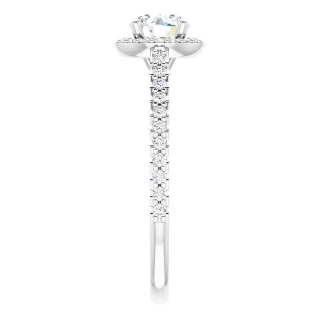 Halo-Style Engagement Ring