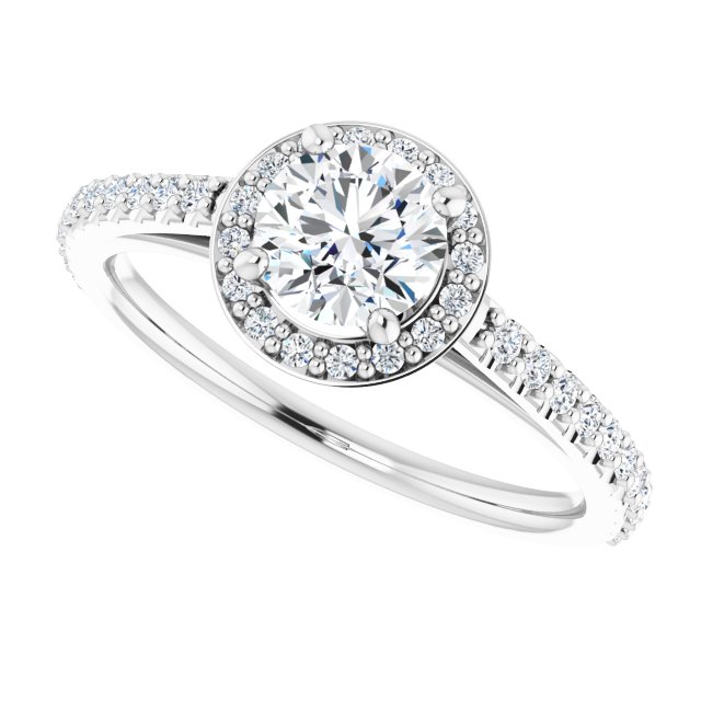 Halo-Style Engagement Ring
