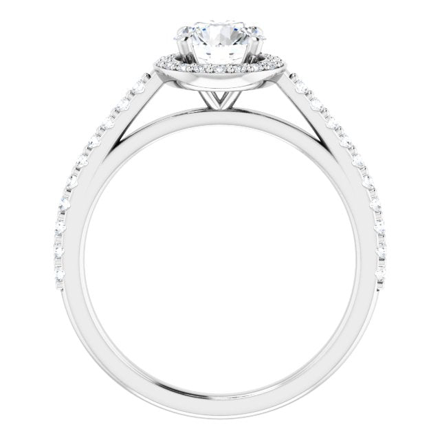 Halo-Style Engagement Ring