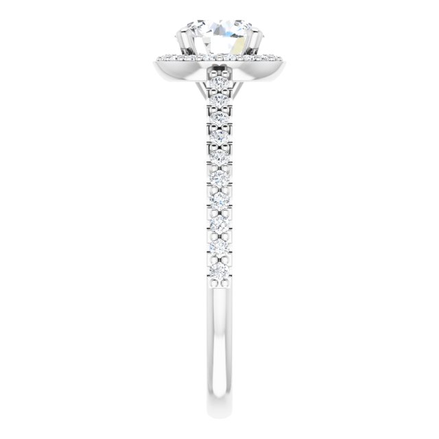 Halo-Style Engagement Ring