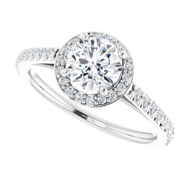 Halo-Style Engagement Ring