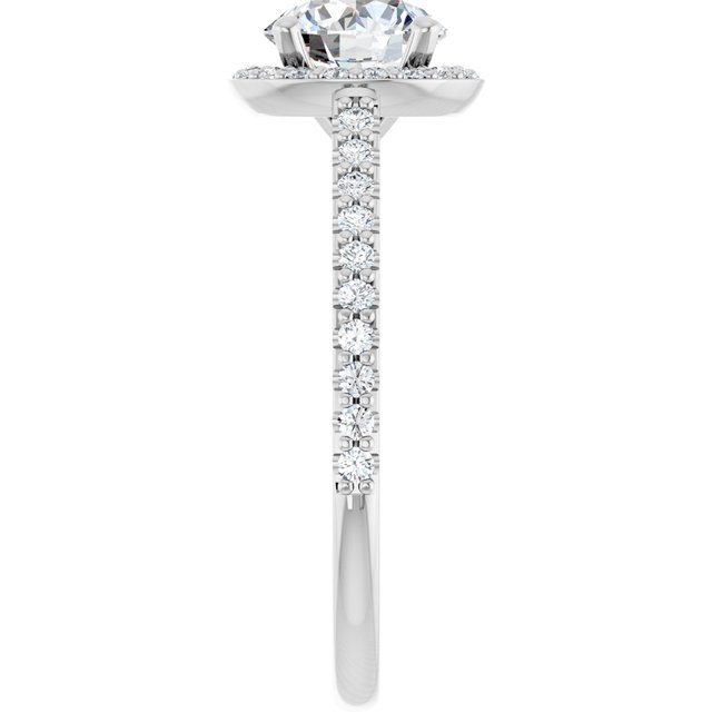 Halo-Style Engagement Ring