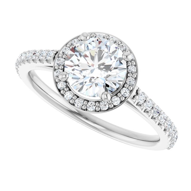 Halo-Style Engagement Ring