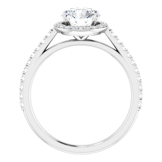 Halo-Style Engagement Ring