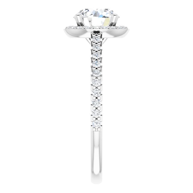 Halo-Style Engagement Ring