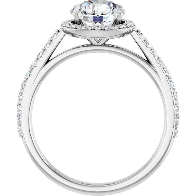 Halo-Style Engagement Ring