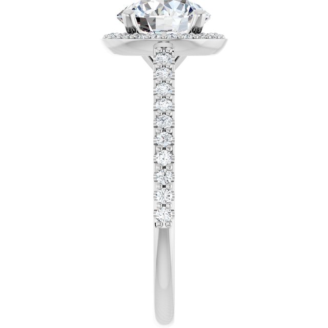 Halo-Style Engagement Ring