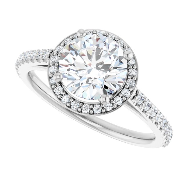 Halo-Style Engagement Ring