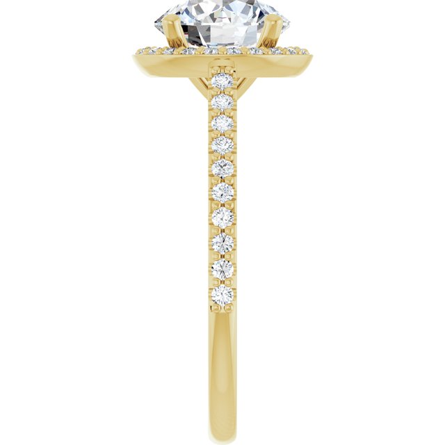Halo-Style Engagement Ring
