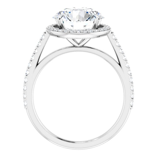 Halo-Style Engagement Ring