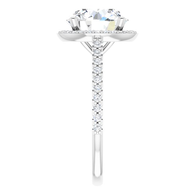 Halo-Style Engagement Ring