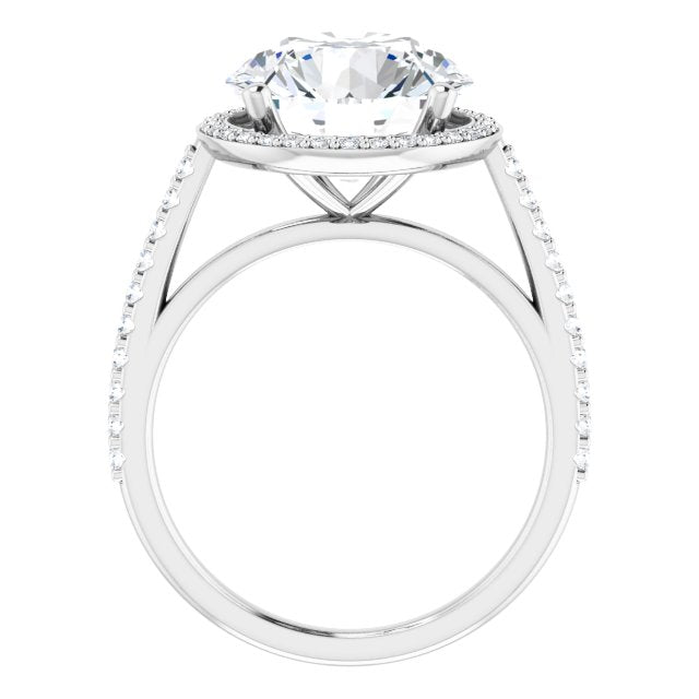 Halo-Style Engagement Ring