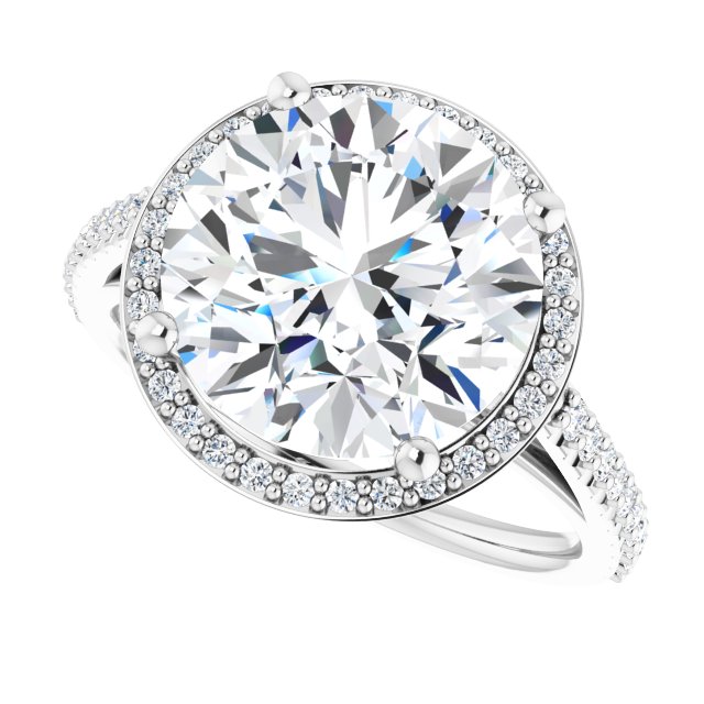 Halo-Style Engagement Ring