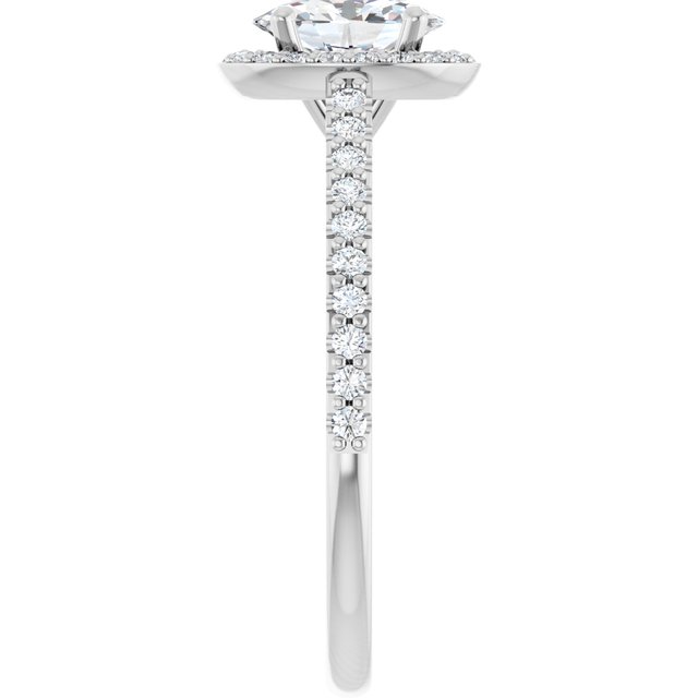 Halo-Style Engagement Ring
