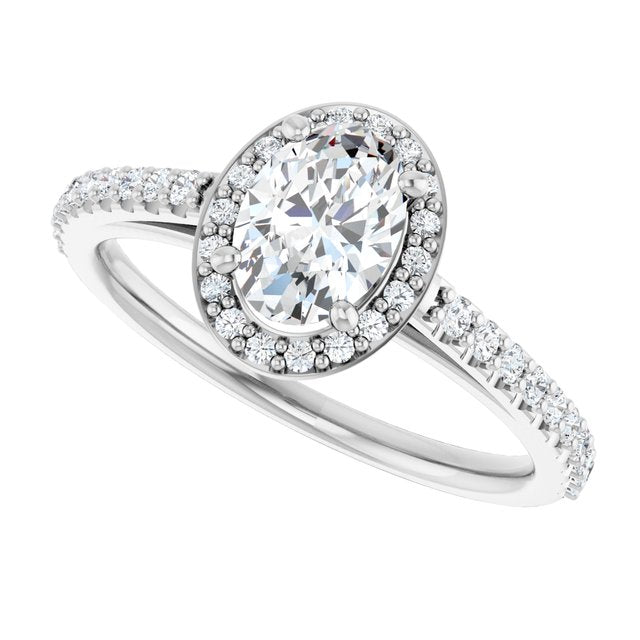 Halo-Style Engagement Ring