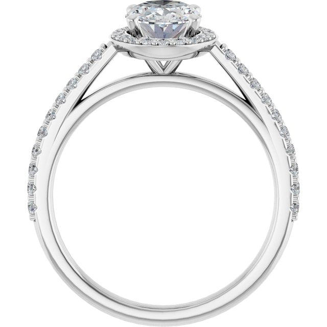 Halo-Style Engagement Ring