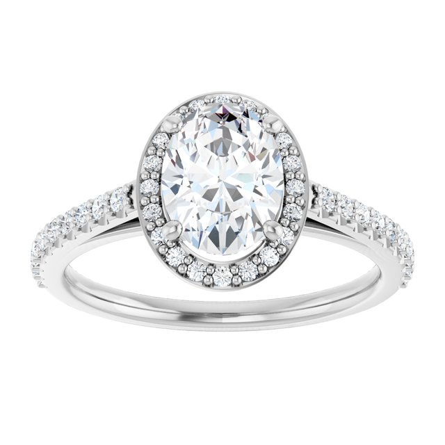 Halo-Style Engagement Ring