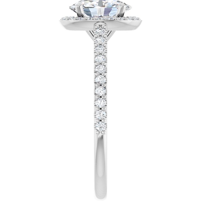 Halo-Style Engagement Ring