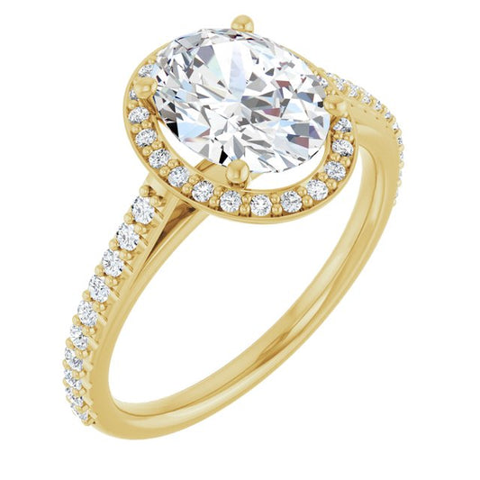 Halo-Style Engagement Ring