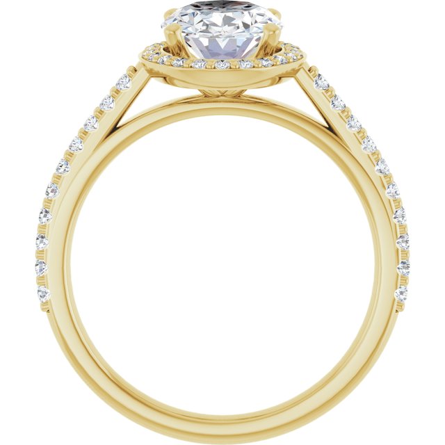 Halo-Style Engagement Ring