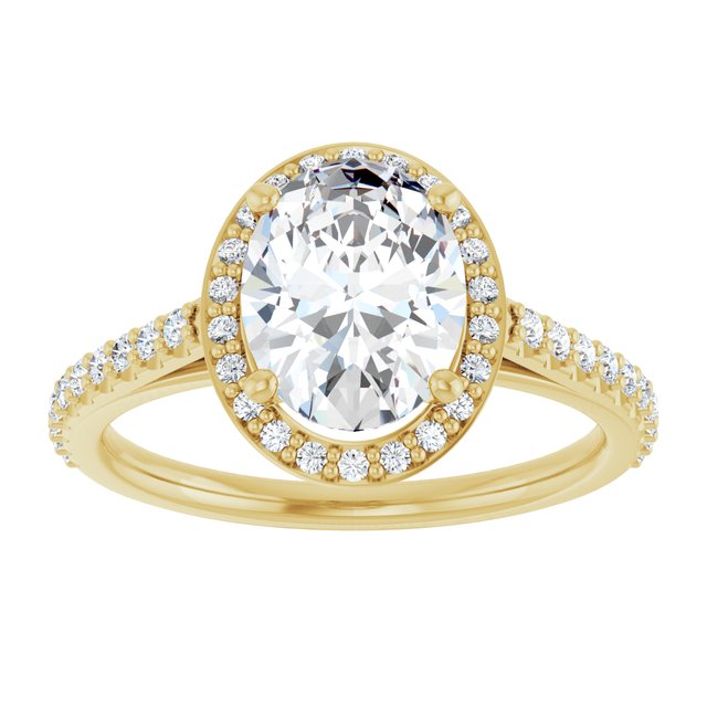 Halo-Style Engagement Ring