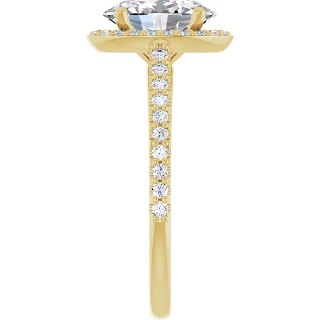 Halo-Style Engagement Ring