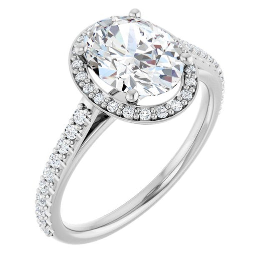 Halo-Style Engagement Ring