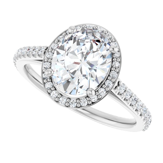 Halo-Style Engagement Ring