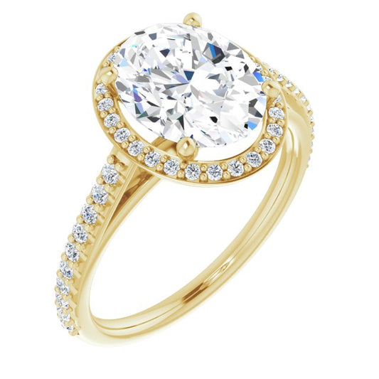 Halo-Style Engagement Ring