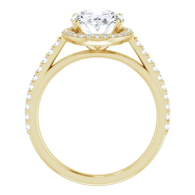 Halo-Style Engagement Ring