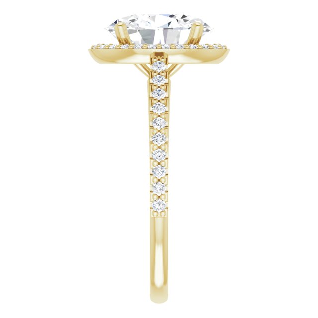 Halo-Style Engagement Ring