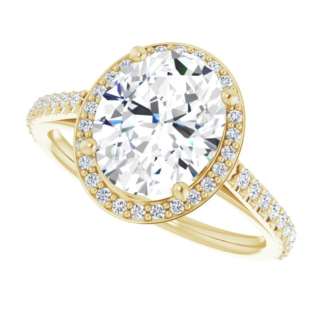 Halo-Style Engagement Ring